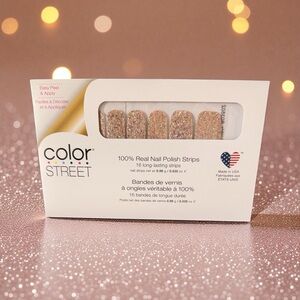 Color Street Glitter Nail Polish Strips Tokyo Lights
